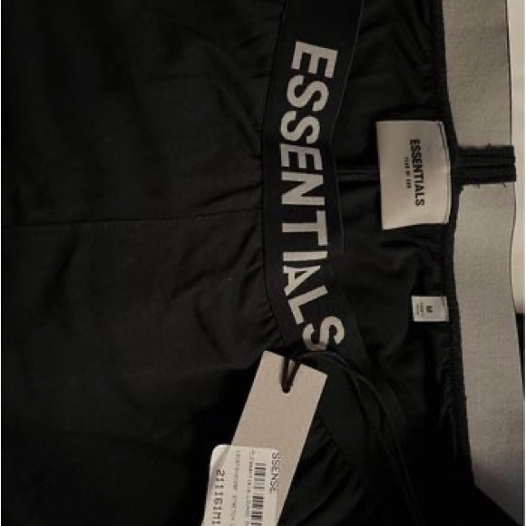 New in the bag Essentials Fear of God Black Jersey Lounge Pants - Picture 6 of 9